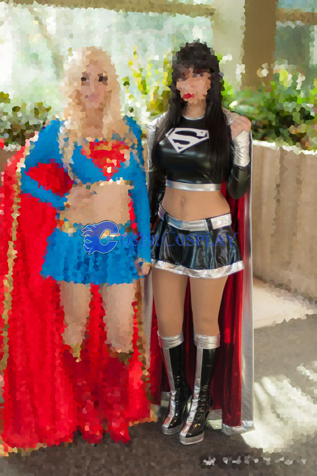 Dark Supergirl Cosplay Costume For Halloween